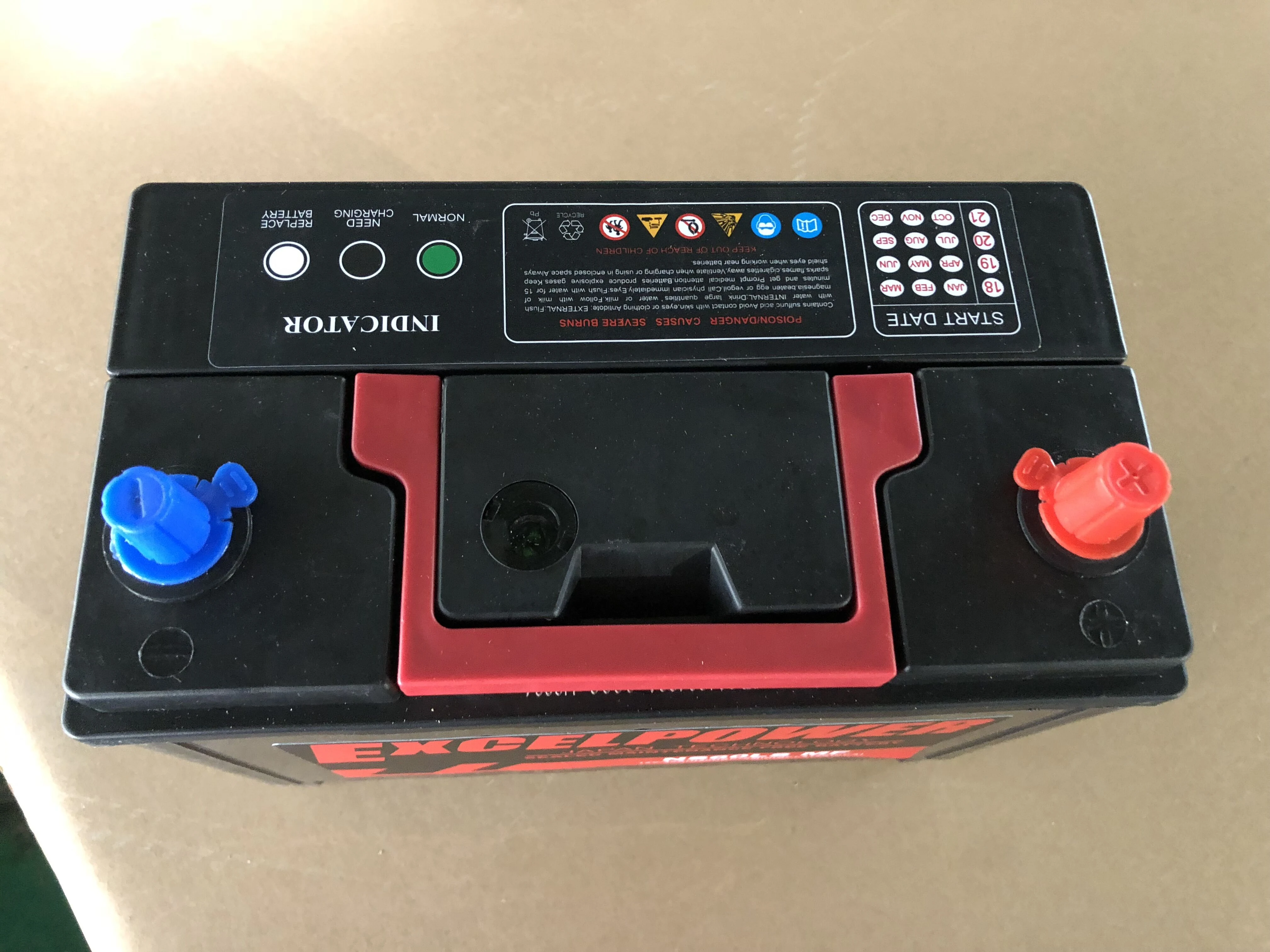 12V lead-acid battery